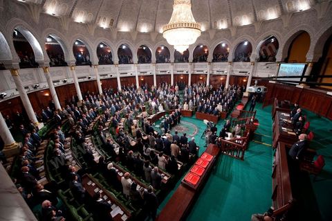 November 22, 2011: First meeting of the Constituent Assembly elected on October 23, with the first session attended by the 217 elected deputies, members of Beji Caïd Essebsi’s outgoing government, and the outgoing President of the Republic, Mr. Foued Mbazaa. 