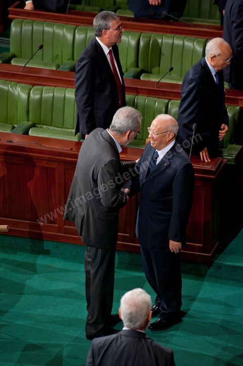 November 22, 2011: First meeting of the Constituent Assembly elected on October 23, with the first session attended by the 217 elected deputies, members of Beji Caïd Essebsi’s outgoing government, and the outgoing President of the Republic, Mr. Foued Mbazaa. 