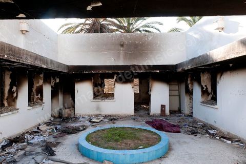 The offices of the Regional Development Agency were set on fire during the recent riots in November.