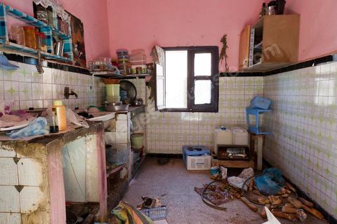 Maison d'une habitante du quartier Gard Hadid saccagée par des salafistes.