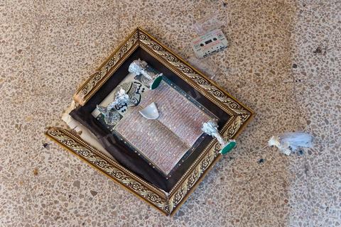Maison d'une habitante du quartier Gard Hadid saccagée par des salafistes.