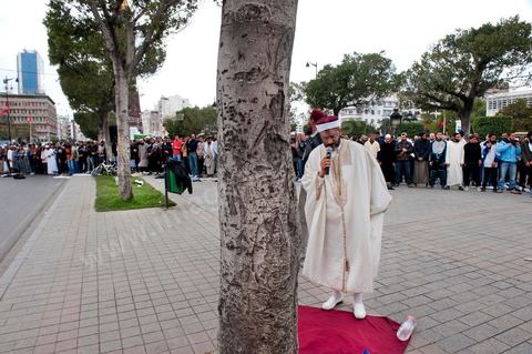 25 mars : sur l'avenue Habib Bourguiba deux manifestations s'affrontent, une manifestation culturelle et une manifestation salafiste pour la Charia dans la constituion. Triste bilan où les salafistes chassent les spectacles de théâtre et de marionnettes offerts au public pour ce dimanche matin. Plus de 6000 salafistes ont investi l'avenue et la place du 14 janvier ce dimanche matin suite à un appel prévu le vendredi à la Kasbah et étonnament reporté à l'avenue ce dimanche matin alors qu'une grande manifestation culturelle y était prévue. La tension et le face à face n'ont pas manqué, les salafistes ont détruits et pillés les petits podiums obligeant les artistes à se regrouper sous la protection de la police devant le théâtre et seront finalement chassés par les salafistes revenus en nombre vers le théâtre après une grande prière de rue sur la place du 14 janvier et l'avenue Habib Bourguiba.