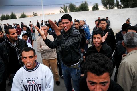 March 27: Roadblock in Gafsa over employment issues at CPG