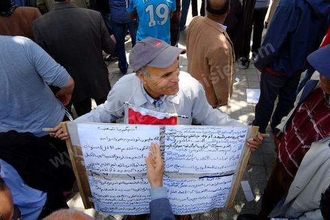 May 1, 2012, on Habib Bourguiba Avenue: a demonstration by Tunisian union members and workers on the avenue to celebrate Labor Day.