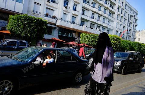 May 1, 2012, on Habib Bourguiba Avenue: a demonstration by Tunisian union members and workers on the avenue to celebrate Labor Day.