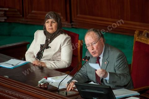 June 29: Mustapha Ben Jaafar (Ettakatol), president of the National Constituent Assembly (NCA), and Meherzia Laabidi (Ennahdha), first vice president, presided over the plenary session of the National Constituent Assembly, attended by Hamadi Jebali, head of government, and a large number of ministers. This plenary session was convened to hear the government’s statement on the case of the extradition of former Libyan Prime Minister Baghdadi Mahmoudi. 