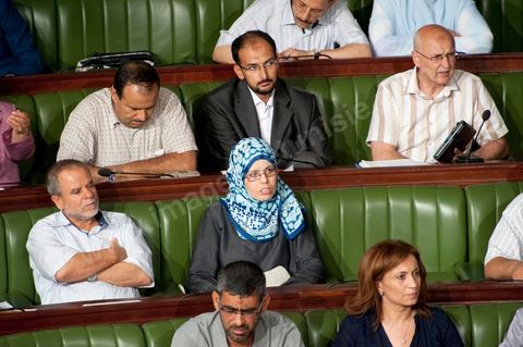 June 29: Ennahda deputies attended the plenary session of the National Constituent Assembly, which was attended by Hamadi Jebali, head of government, and a large number of ministers. This plenary session was convened to hear the government’s statement on the case of the extradition of former Libyan Prime Minister Baghdadi Mahmoudi. 