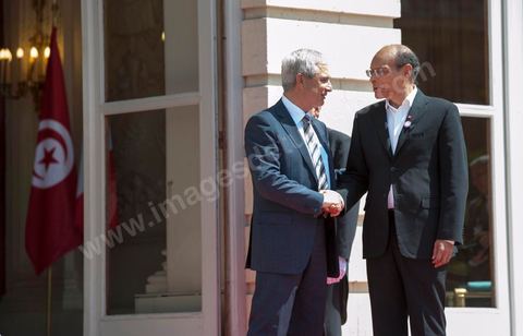 July 18: Meeting with Claude Bartolone, President of the National Assembly, prior to President Marzouki’s address to the Assembly on the second day of the official visit by Moncef Marzouki, President of the Republic of Tunisia, to Paris and Marseille