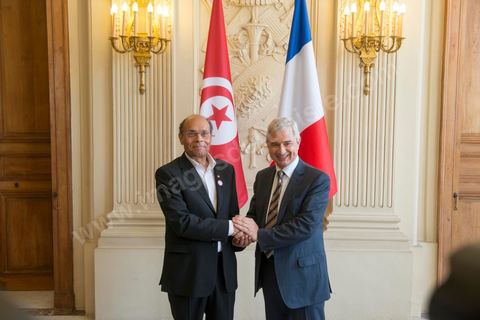 July 18: Meeting with Claude Bartolone, President of the National Assembly, prior to President Marzouki’s address to the Assembly on the second day of the official visit by Moncef Marzouki, President of the Republic of Tunisia, to Paris and Marseille