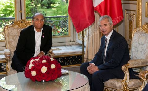 July 18: Meeting with Claude Bartolone, President of the National Assembly, prior to President Marzouki’s address to the Assembly on the second day of the official visit by Moncef Marzouki, President of the Republic of Tunisia, to Paris and Marseille