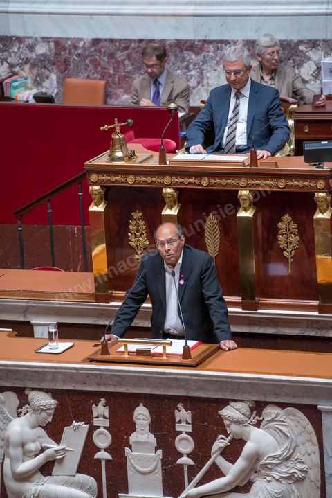 July 18: Historic speech by Tunisian President Moncef Marzouki to the French National Assembly on the second day of his official visit to Paris and Marseille