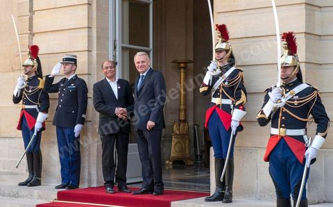 18 juillet : Le président Marzouki est reçu à Matignon par Jean-Marc Ayrault, premier ministre, pour une entrevue au 2éme jour de la visite officielle de Moncef Marzouki, Président de la Républiqye tunisienne à Paris et Marseille
