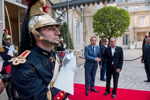 July 18: Moncef Marzouki was received by Jean-Pierre Bel, President of the Senate, on the second day of the official visit to Paris and Marseille by Moncef Marzouki, President of the Republic of Tunisia.