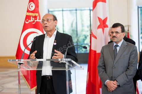 July 18: Speech by Moncef Marzouki during a meeting with the Tunisian community at the Petit Palais on the second day of the official visit to Paris and Marseille by Moncef Marzouki, President of the Republic of Tunisia