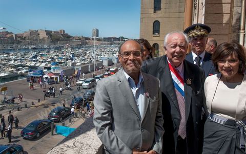19 juillet : Moncef Marzouki reçu à la Mairie de Marseille par Claude Gaudin au 3éme jour de la visite officielle de Moncef Marzouki, Président de la République tunisienne à Paris et Marseille.