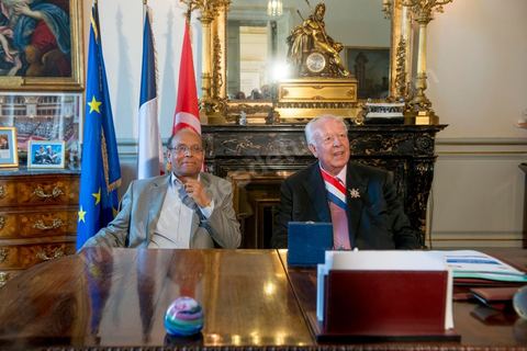 19 juillet : Moncef Marzouki reçu à la Mairie de Marseille par Claude Gaudin au 3éme jour de la visite officielle de Moncef Marzouki, Président de la République tunisienne à Paris et Marseille.