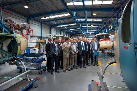19 juillet : Visite du site indutriel de Eurocopter à Marignane au 3éme jour de la visite officielle de Moncef Marzouki, Président de la République tunisienne à Paris et Marseille.