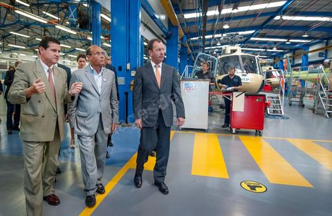19 juillet : Visite du site indutriel de Eurocopter à Marignane au 3éme jour de la visite officielle de Moncef Marzouki, Président de la République tunisienne à Paris et Marseille.