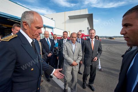 19 juillet : Visite du site indutriel de Eurocopter à Marignane au 3éme jour de la visite officielle de Moncef Marzouki, Président de la République tunisienne à Paris et Marseille.