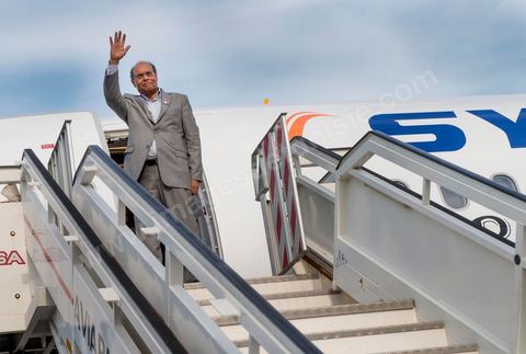 19 juillet : départ en fin de journée du Président tunisien pour Tunis au 3éme jour de la visite officielle de Moncef Marzouki, Président de la République tunisienne à Paris et Marseille.