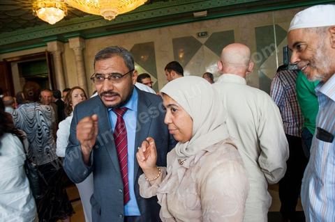 25 juillet : Shabi Attig à la sortie de l'hémicyle lors de la commémoration du 55ème anniversaire de la République tunisienne avec les discours des 3 présidents à l'Assemblée Nationale Constituante.