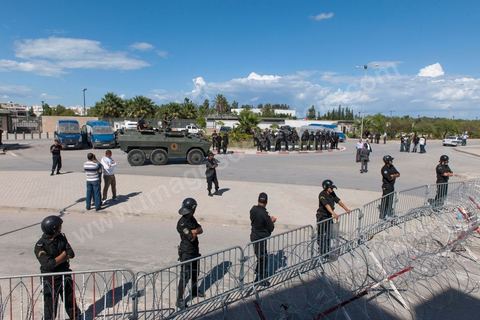 September 14, 2012: Security measures were in place as protesters arrived during the attack on the U.S. Embassy in the Berges du Lac neighborhood by Salafists acting on the orders of their leader, Abu Ayad. The clash between police and protesters demonstrating against the film “The Innocence of Muslims” lasted nearly three hours, marked by exchanges of tear gas and live rounds fired by the police and stones thrown by the protesters. The toll: two people shot dead and about fifty injured on both sides.
