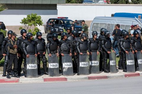 September 14, 2012: Security measures were in place as protesters arrived during the attack on the U.S. Embassy in the Berges du Lac neighborhood by Salafists acting on the orders of their leader, Abu Ayad. The clash between police and protesters demonstrating against the film “The Innocence of Muslims” lasted nearly three hours, marked by exchanges of tear gas and live rounds fired by the police and stones thrown by the protesters. The toll: two people shot dead and about fifty injured on both sides.