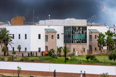 September 14, 2012: Salafists, acting on the orders of their leader Abu Ayad, attacked the U.S. Embassy in the Berges du Lac neighborhood. The clash between police and protesters demonstrating against the film “The Innocence of Muslims” lasted nearly three hours, with police firing tear gas and live rounds and protesters throwing stones. The toll: two people shot dead and about fifty injured on both sides.