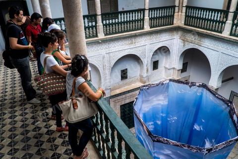 26 septembre 2012 : "Mondes flottants" de Meriem Bouderbala est une installation photographique au coeur dans le patio du Dar Haddad dans le cadre de Dream City 2012, "l'artiste face aux libertés" dans la médina de Tunis du 26 au 30 septembre. Au delà de la simple organisation d'une manifestation en espace public, chaque édition de Dream City est le fruit d'une recherche collective menée entre artistes sélectionnées et spécialistes de l'art, de la ville et des sciences humaines.