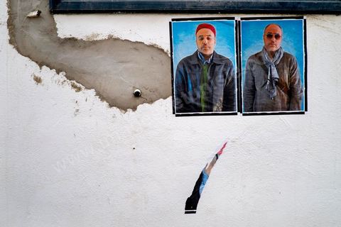 September 26, 2012: A random display of photographic portraits by Mouna Jemal and Wadi Mhiri on the walls of the medina as part of Dream City 2012, “The Artist and Freedom,” held in the medina of Tunis from September 26 to 30. Beyond simply organizing an event in a public space, each edition of Dream City is the result of a collective research effort carried out by selected artists and specialists in art, urban studies, and the humanities.