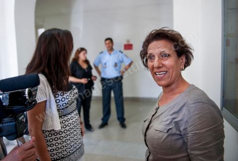 October 2, 2012: Radhia Nasraoui, a lawyer and human rights activist, is one of the attorneys representing the young couple who were victimized by the police. The woman who was raped by police officers and her fiancé were questioned this morning by an investigating judge in Tunis, who must decide whether or not to charge her with “indecent exposure.” Following an interrogation lasting more than two hours conducted by Mohamed Ben Meftah, the victim’s lawyers said they were “optimistic” that the charges against their client and her fiancé for this offense—which carries a sentence of up to six months in prison—would be dropped. The investigating judge is expected to decide in the coming hours or days whether to “dismiss the case or refer it to the appropriate court.”