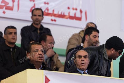 6 janvier 2013 : Meeting du Front populaire, qui rassemble les principaux partis d'extrême gauche,  à Gafsa, le 6 janvier 2013. Hama Hamami, leader du Parti des travailleurs, était le principal intervenant.