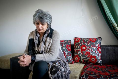 14 février 2012 : Basma Khalfaoui, avocate, femme de Chokri Belaid, leader politique du Front Populaire assassinat devant chez lui à Tunis le 6 février 2013. Une grande femme derrière un grand homme, au lendemain de cet assassinat, les Tunisiens, encore sous l’impact du choc qu’a été cet acte honni de tous ou presque, ont découvert la veuve de Chokri Belaïd, l’avocate Basma Khalfaoui. 