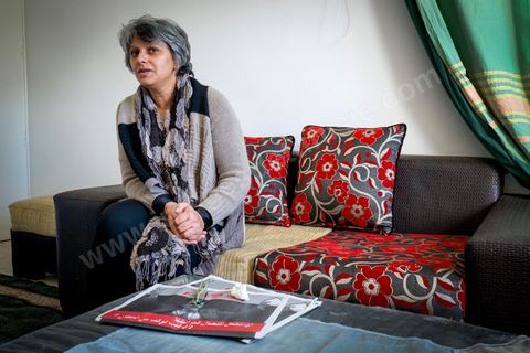 14 février 2012 : Basma Khalfaoui, avocate, femme de Chokri Belaid, leader politique du Front Populaire assassinat devant chez lui à Tunis le 6 février 2013. Une grande femme derrière un grand homme, au lendemain de cet assassinat, les Tunisiens, encore sous l’impact du choc qu’a été cet acte honni de tous ou presque, ont découvert la veuve de Chokri Belaïd, l’avocate Basma Khalfaoui. 