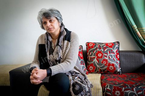 14 février 2012 : Basma Khalfaoui, avocate, femme de Chokri Belaid, leader politique du Front Populaire assassinat devant chez lui à Tunis le 6 février 2013. Une grande femme derrière un grand homme, au lendemain de cet assassinat, les Tunisiens, encore sous l’impact du choc qu’a été cet acte honni de tous ou presque, ont découvert la veuve de Chokri Belaïd, l’avocate Basma Khalfaoui. 
