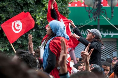 23 février 2013 : près de 3000 partisans et citoyens sont venus protester devant le Ministère de l'Intérieur pour la lenteur de l'enquête sur l'assassinat du militant politique Chokri Belaid le 6 février dernier. Les slogans ont aussi accusé le parti au pouvoir Ennahdha et son dirigeant Rached Ghannouchi.