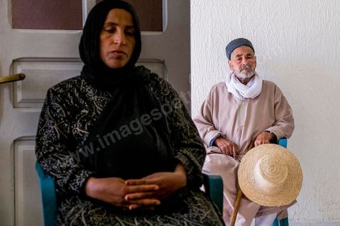 June 14: The wife and father of Mokhtar Mbarki, the soldier killed by his comrades during a nighttime sweep operation on Mount Chambi in Kasserine.