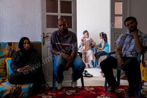 June 14: The family of Mokhtar Mbarki, the soldier killed by his comrades during a nighttime search-and-clear operation on Mount Chambi in Kasserine.