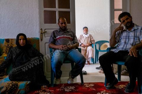 June 14: The family of Mokhtar Mbarki, the soldier killed by his comrades during a nighttime search-and-clear operation on Mount Chambi in Kasserine.
