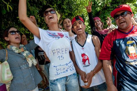 June 17, 2013: Trial of Tunisian rappers at the Ben Arous courthouse