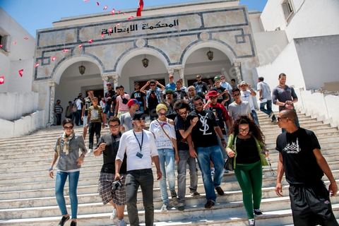 June 17, 2013: Trial of Tunisian rappers at the Ben Arous courthouse