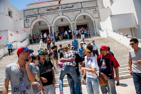 June 17, 2013: Trial of Tunisian rappers at the Ben Arous courthouse