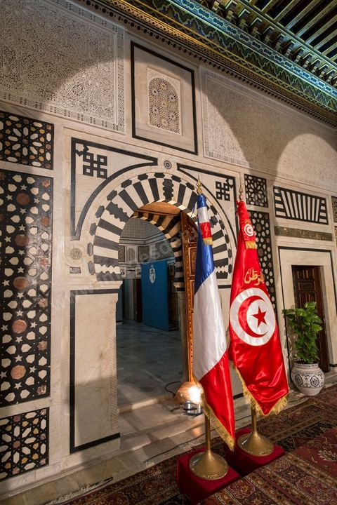 4 juillet 2013 : Visite d'Etat de Président de la République française, François Hollande, à Tunis les 4 et 5 juillet 2013.