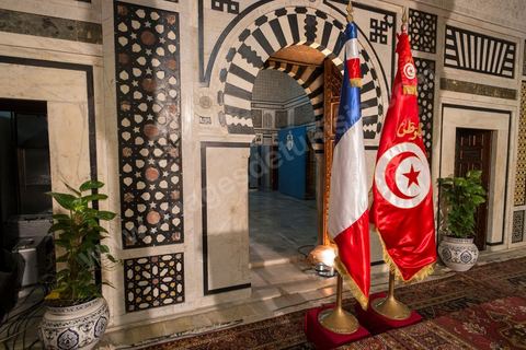 4 juillet 2013 : Visite d'Etat de Président de la République française, François Hollande, à Tunis les 4 et 5 juillet 2013.