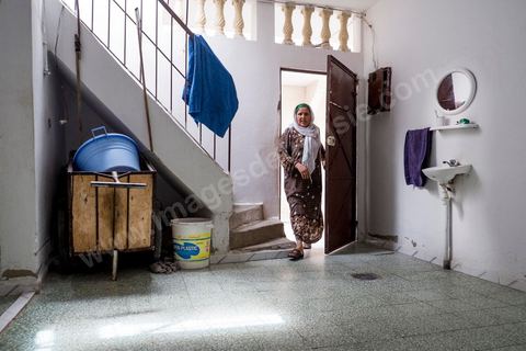 At the home of Rebh and Abdelhamid Bouthouri, the parents of Ibrahim, who went missing in March 2011 in the Kabaria neighborhood.