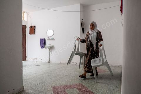 At the home of Rebh and Abdelhamid Bouthouri, the parents of Ibrahim, who went missing in March 2011 in the Kabaria neighborhood.