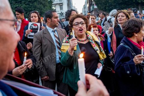 December 13, 2013: Moktar Trifi, Bochra Ben Hamida, a conference and march in support of Jabeur Mejri organized yesterday by the Tunisian Association of Democratic Women (ATFD), the Jabeur Support Committee (Movement 13), the International Federation for Human Rights (FIDH), the Euro-Med Network, the Tunisian Human Rights League (LTDH), the Défi Association, and the Tunisian Organization for Citizenship (OTC). Sentenced in the first instance on March 28, 2012, and then on appeal on June 25 of that same year, to seven and a half years in prison for posting drawings deemed blasphemous on his Facebook wall, Jabeur Mejri can now only count on a presidential pardon to regain his freedom (he has decided not to appeal to the Court of Cassation). All of his supporters had hoped that International Human Rights Day on December 10 would provide the ideal opportunity for such an act of clemency. Once again, that hope has been dashed.
