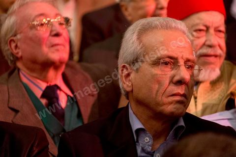 14 janvier 2014 : mahmoud ben romdhane au meeting de Nidaa Tounes et discours de Béji Caïd Essebsi au Palais des Congrès de Tunis, jour de l'anniversaire de la Révolution.