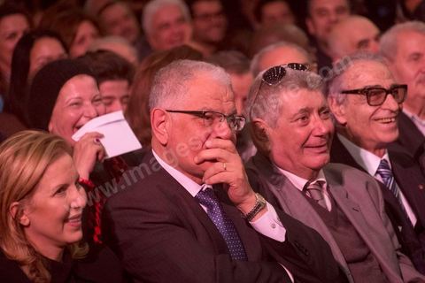 January 14, 2014: Nidaa Tounes rally and speech by Béji Caïd Essebsi at the Tunis Convention Center, on the anniversary of the Revolution.