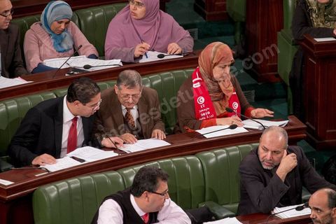January 14, 2014: Ennahda representatives in the National Constituent Assembly continue to review and vote on the articles of the constitution. On the anniversary of the Revolution, the president of the National Constituent Assembly had hoped to finalize the constitution on this commemorative day; unfortunately, heated debates are causing delays. 